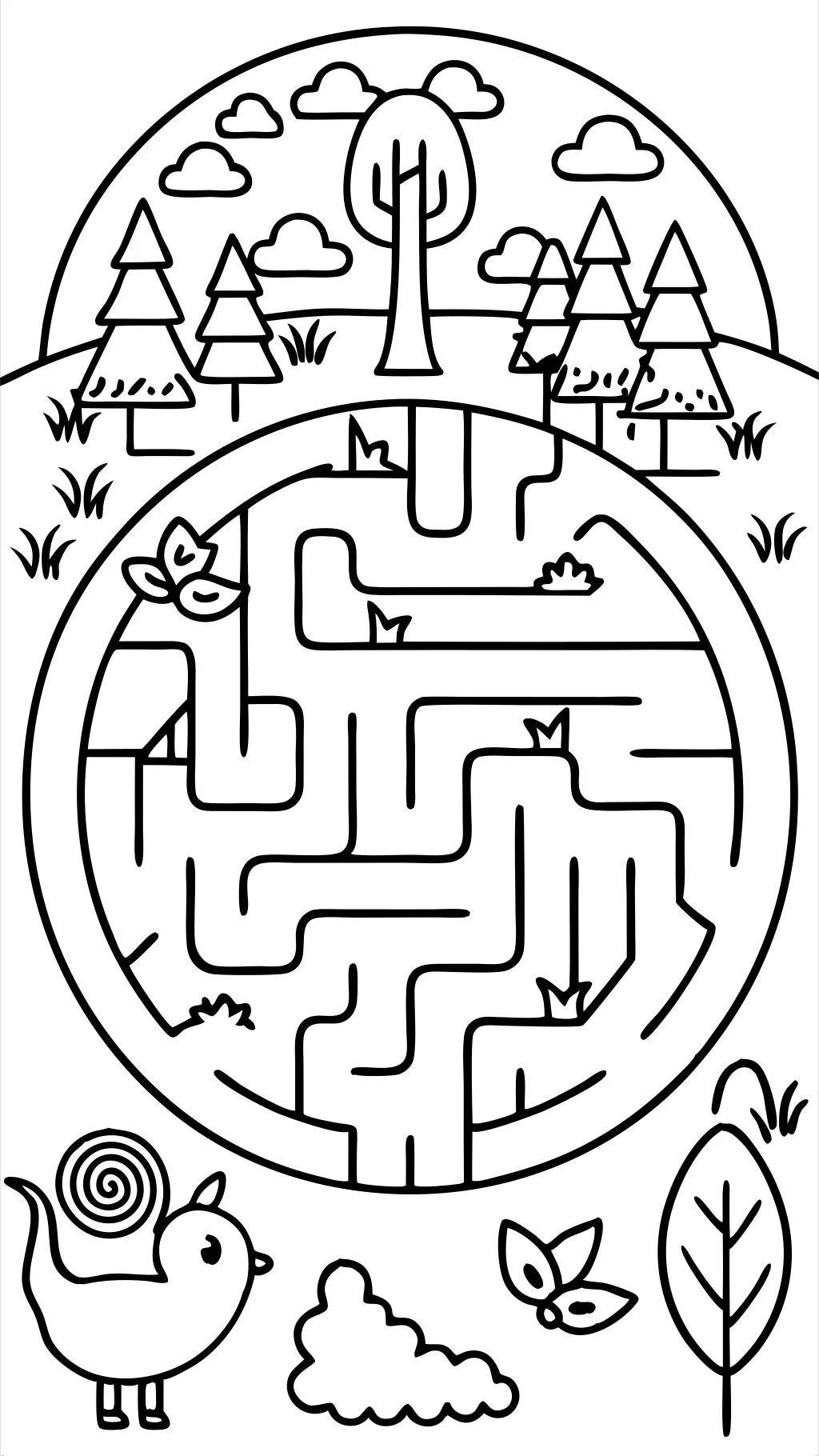 coloriages de labyrinthe